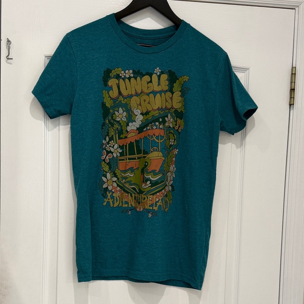 Disney Teal Jungle Cruise Graphic Long Sleeve Tee